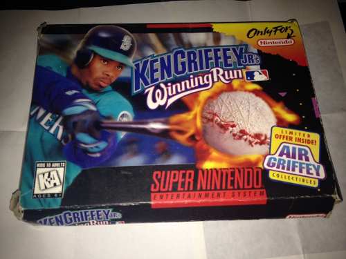 Ken Greiffey Jr's Winning Run Snes, Super Nintendo