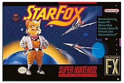 Star Fox De Super Nintendo, Completo Con Caja Y Manual!
