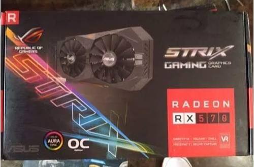 Tarjeta De Video Rx 570 De 4gb Asus Rog