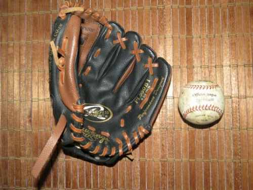 Guante De Baseball Rawlings (original) Con Pelota