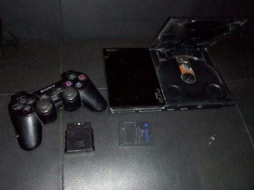 Playstation 2 Chip Y Guitarra Guitar Hero En Buen Estado !