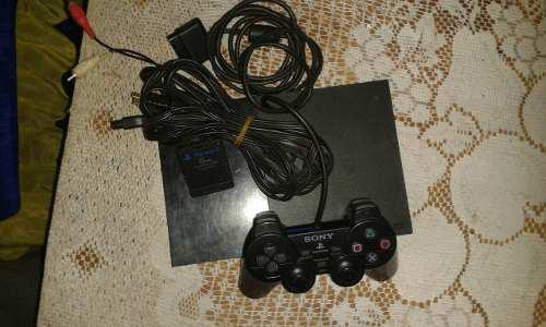 Playstation 2 En Buen Estado Con 1 Control, 1 Memory Card