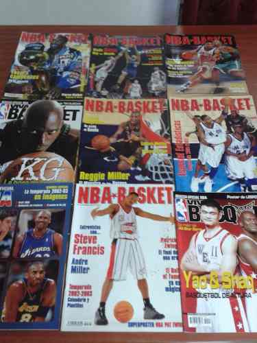 Revista Nba Basket Y Afiches.