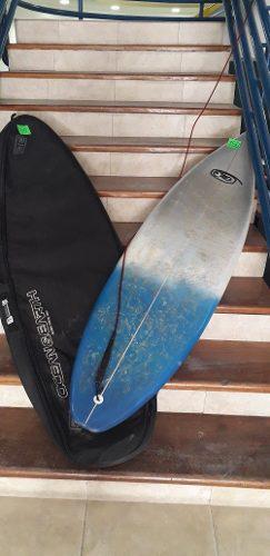 Tabla De Surf Con Su Forro. 6.2 X 19 X 26