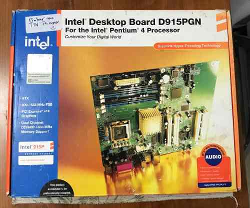 Tarjeta Madre Intel 915pgn 775 Ddr400 Nueva Con Video gs