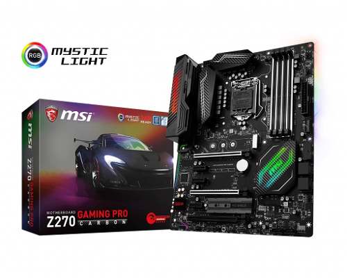 Tarjeta Madre Msi Gaming Pro Carbon Z270 Lga  Ddr4 Tiend