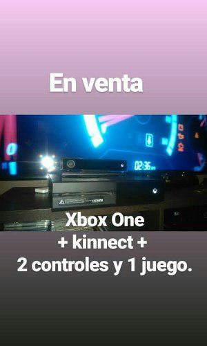 Xbox One Con 2 Controles Y Kinnect