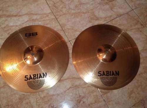 Par De Platillos Para Hi Hat Usados Marca Sabianb8