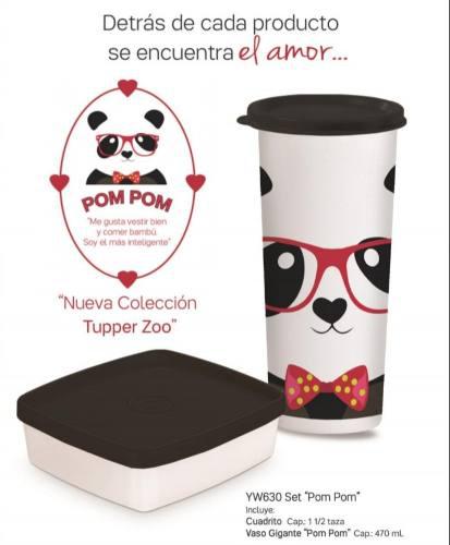 Set Pom Pom Tupperware