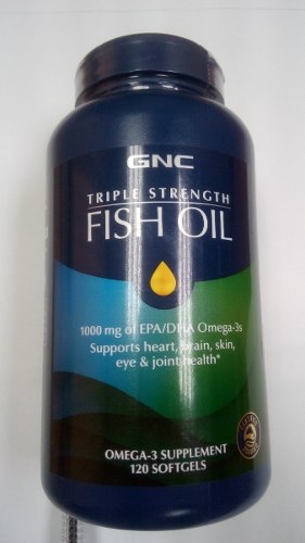 Gnc Triple Strength Omega 3 Fish Oil mg, 120 Count
