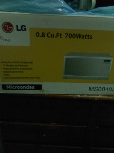 Microondas Lg Color Plateado Mss Nuevo