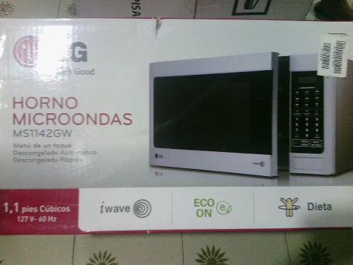 Microondas Lg Ms1142gw De 1.1 Pies Cúbicos