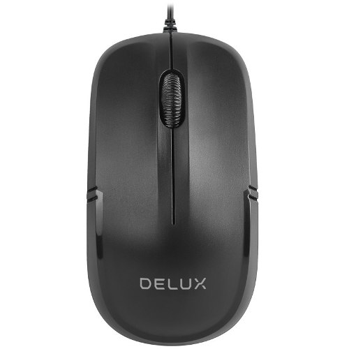 Mouse Optico Usb Alambrico M136bu Delux Negro dpi New