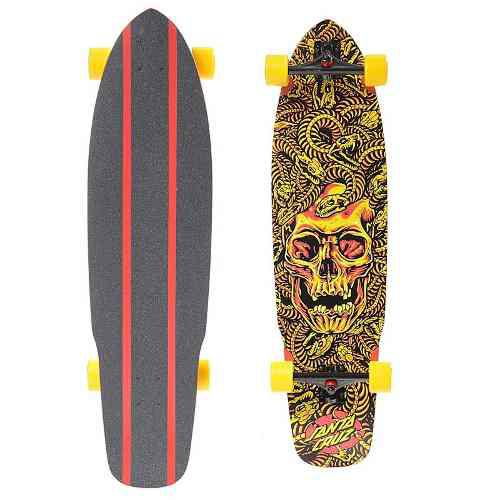 Patineta Longboard Completa Santa Cruz Medusa Flex Tech