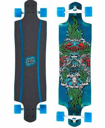 Patineta Longboard Completa Santa Cruz Sea God Cruzer