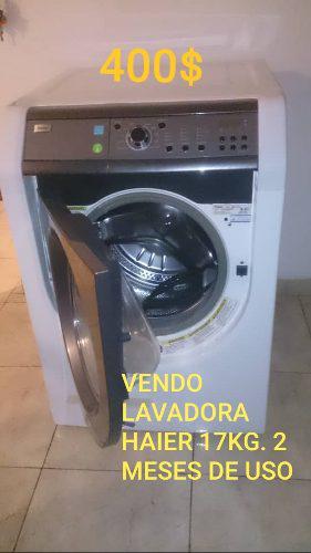 Lavadora Haier 17 Kg 2 Meses De Uso! 400 T R U M P