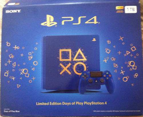 Playstation 4, Edición Limitada, Days Of Play Blue 1t