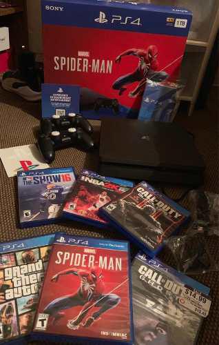 Playstation 4 Edición Spiderman De 1tb