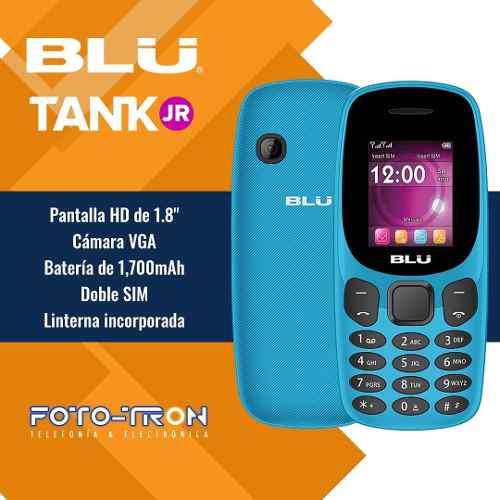 Telefono Basico Blu Tank Jr
