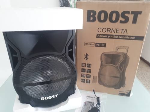 1a Corneta Amplificada 12 Boost Bluetooh. Recargable