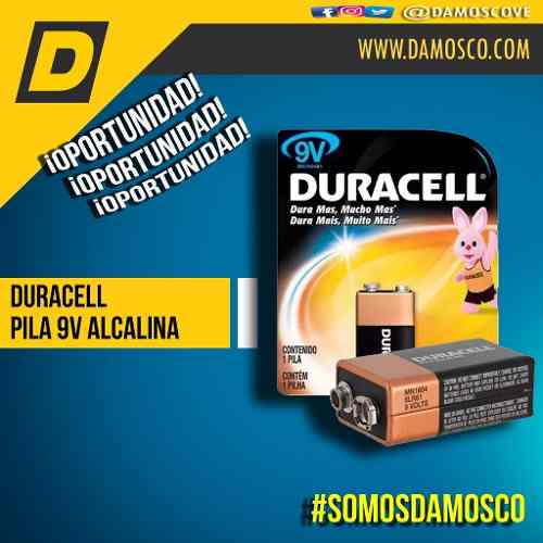 Bateria Pila 9v Alcalina Duracell O F E R T A ! ! !