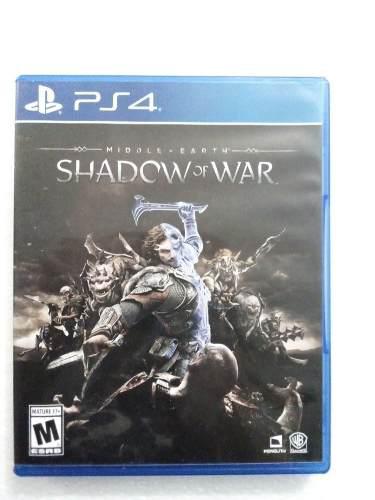 Juego Shadow Of War Ps4 Impecable