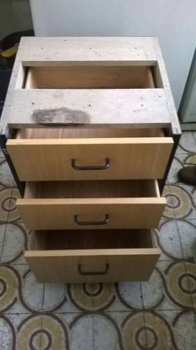 Mueble Gavetero Organizador De Madera Oficina Hogar