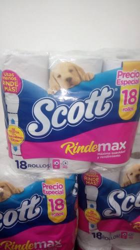 Papel Higienico Scott 18 Rollos Hojas Dobles Somos Tiend