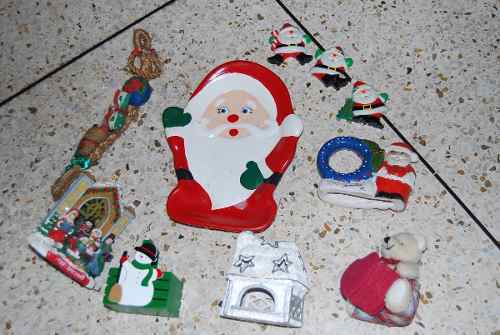 Set Navidad Surtido Remate Decorativo Completo 10 Piezas