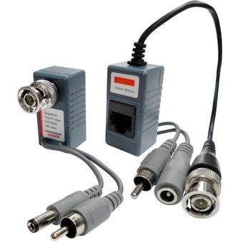 Video Balun Cctv Rj45 Video,audio,corriente Todo En 1 Calid