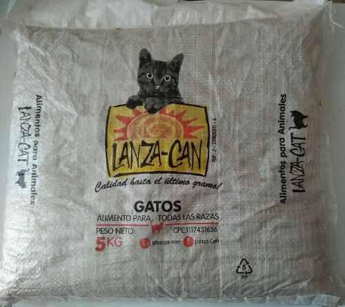 Gatarina Lanza Can Para Gato Alimento **saco De 5kg.**