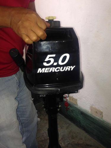 Motor De Lancha Mercury 5.0 H.p.con Su Tanque(850 Green)