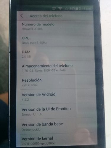 Teléfono Huawei U En Decentes Condiciones