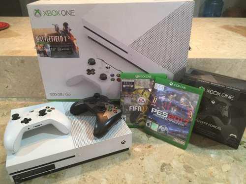 Xbox One 500gb 4k + 2 Controles + Dos Juegos