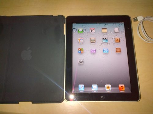 iPad 1 Wifi 16gb, Estuche De Cuero Apple Original