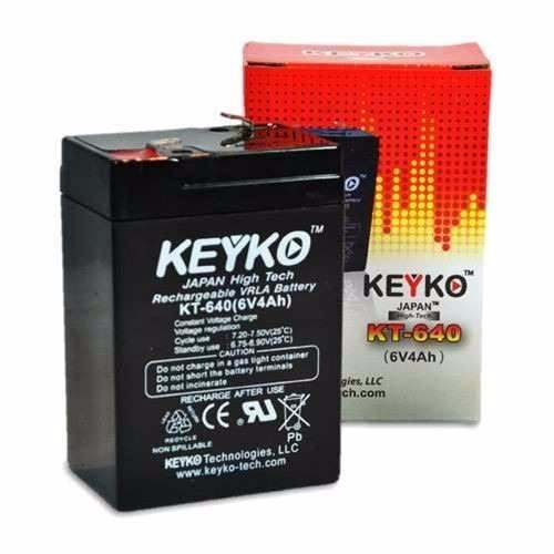 Bateria 6v 4.5ah Keyko 20h Vrla Agm Multiples Usos 12$