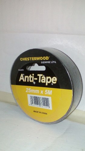 Cinta Antiresbalante Negra 25mmx5m Chesterwood