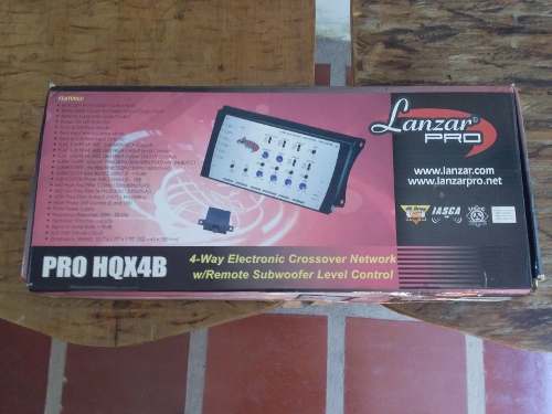 Crossover Lanzar Pro 4 Vias Virgo De Caja