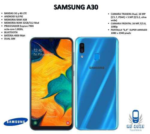 Telefono Celular Samsung A30 3gb/32gb Android 9.0