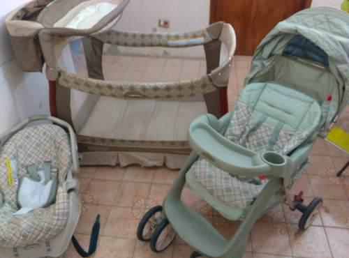 Corral Coche Y Porta Bebe Graco