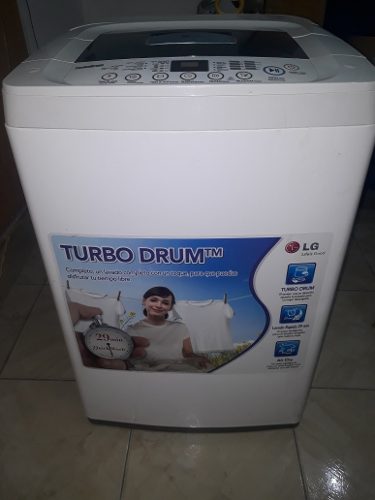 Lavadora 7.0 Kg Lg Fuzzy Logic Turbodrum