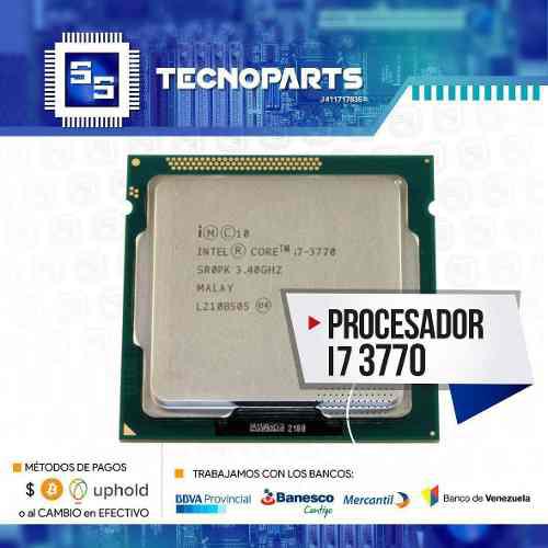 Procesador Intel® Core I7-3770 Caché De 8m, Hasta 3,90 Ghz