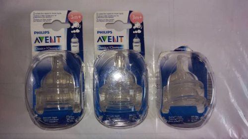 Set Tetinas Avent Classic 3m+ (nuevas)