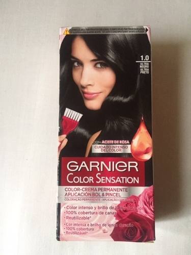 Tinte Impor. Para Cabello Garnier Color Negro Kit Completo