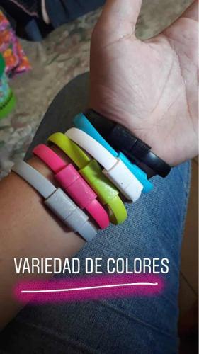 iPhone 5 6 7 8 Cable Usb Cargador Brazalete Datos