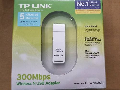 Adaptador Inalambrico Usb Wifi N 150mbps Tp-link Tl-wn821n