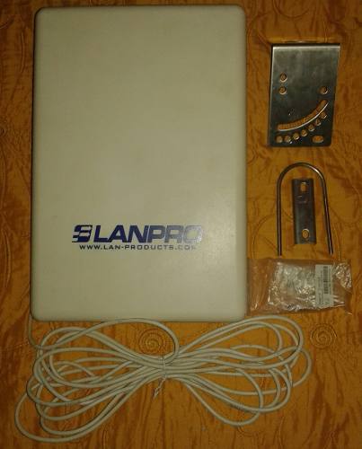 Antena Wifi Lanpro Lp Panel  De 18db + 6 Metros De Cable