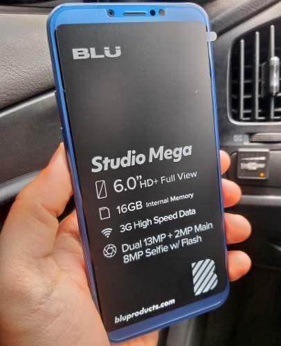 Blu Studio Mega Hd 2019, 6, 16gb, Lector De Huella