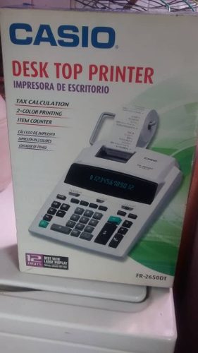 Calculadora Casio Fr-dt 12digitos