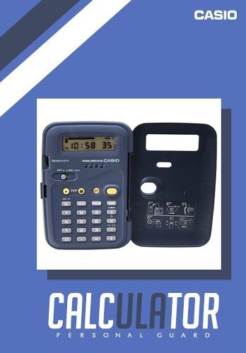 Calculadora Casio Scr-100/calculadora Y Guardia Personal